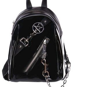 Killstar Untamed Pentagram Vegan Mini Backpack